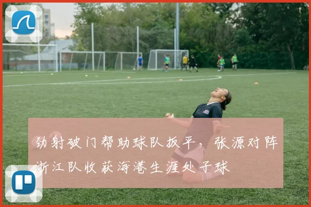 劲射破门帮助球队扳平，张源对阵浙江队收获海港生涯处子球